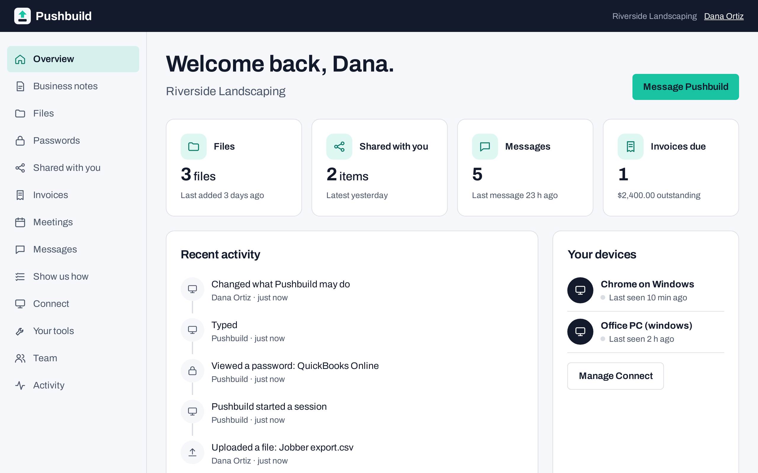 Your project, in one place