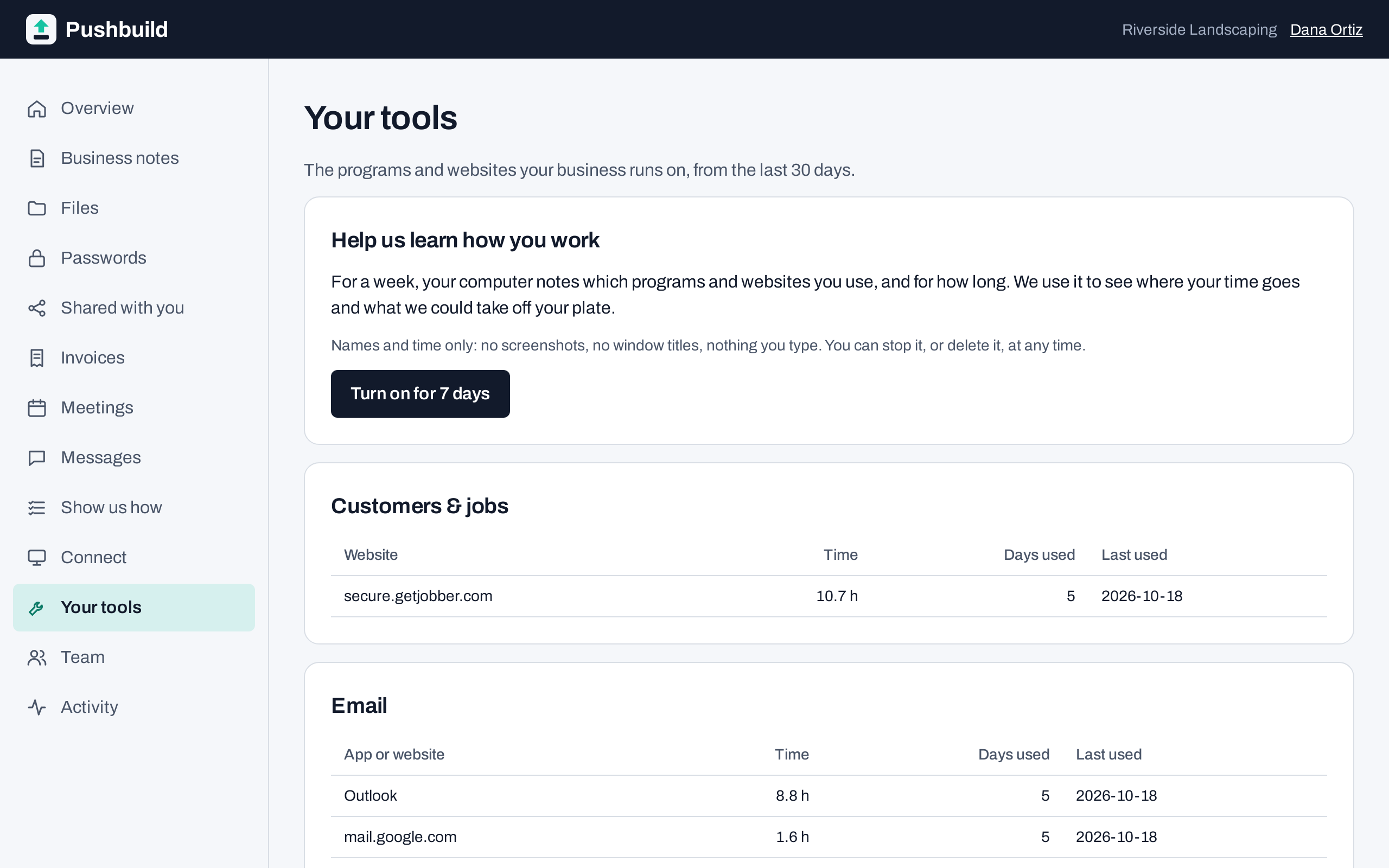 Your automations