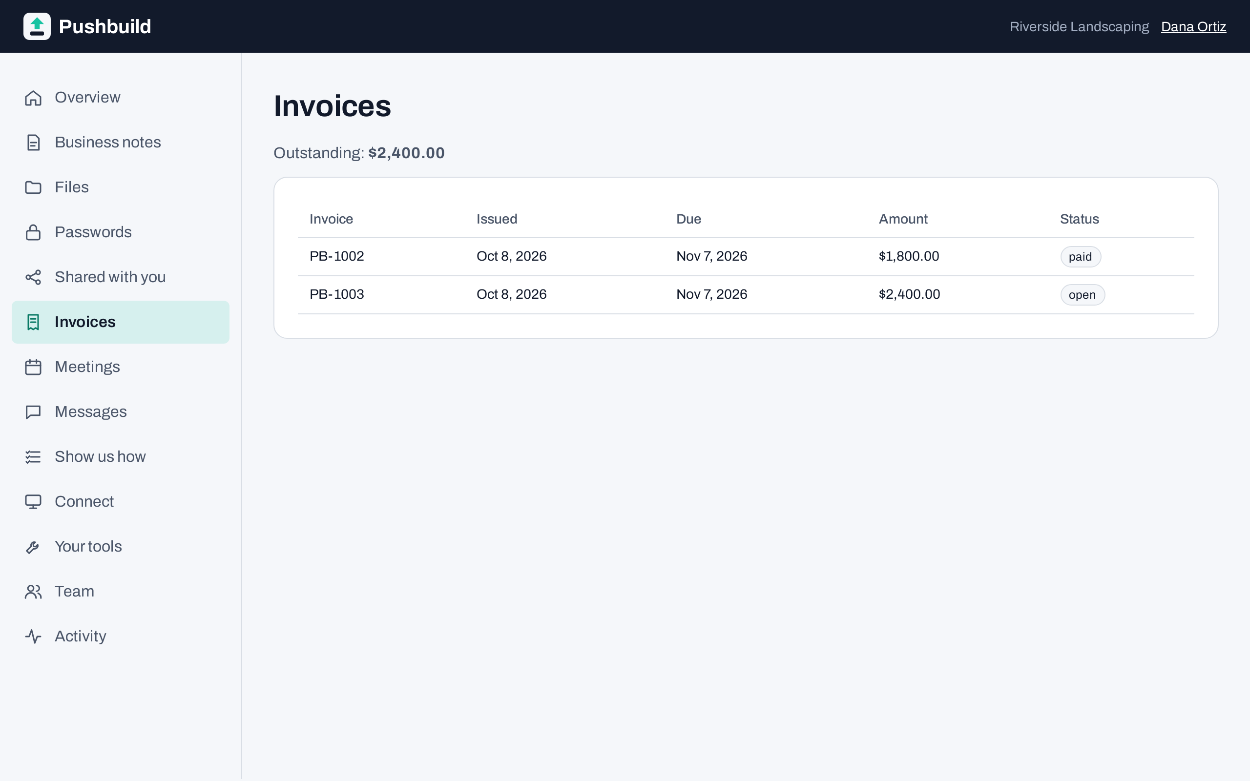 Invoices