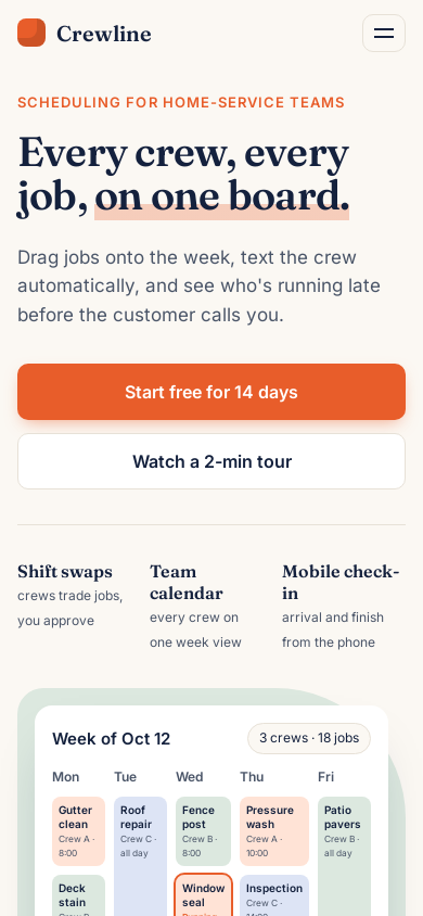 Responsive landing hero + features from a design spec, second view